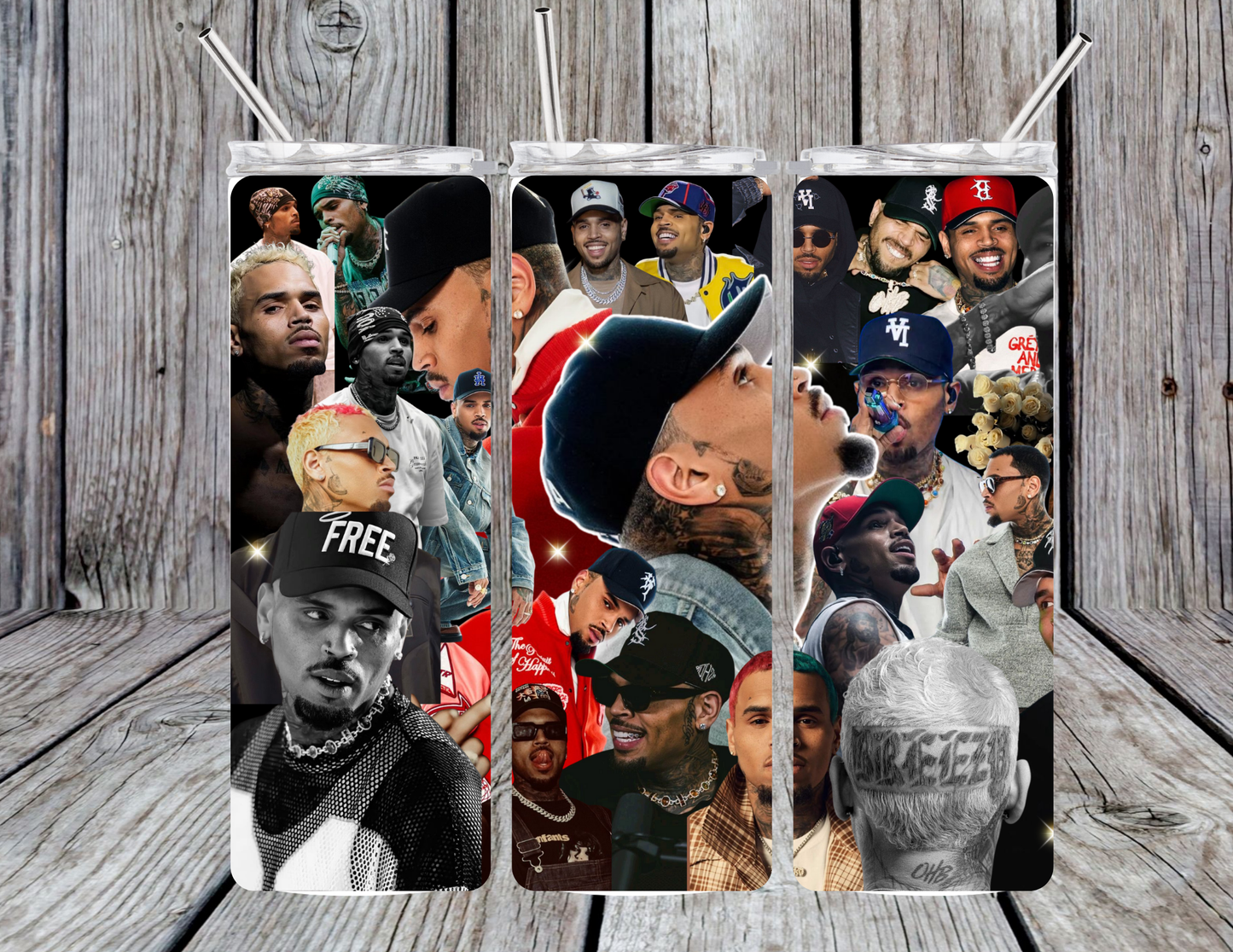 Chris Brown Collage