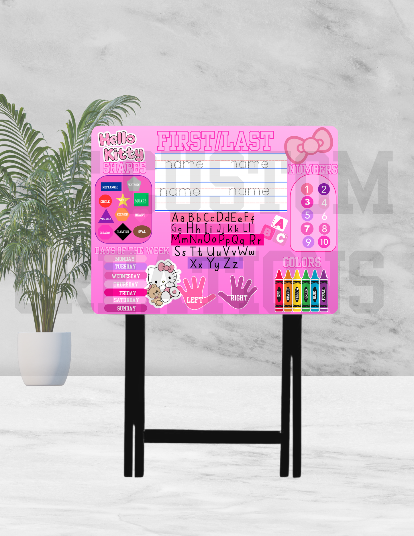 Custom Learning Table(All Characters)