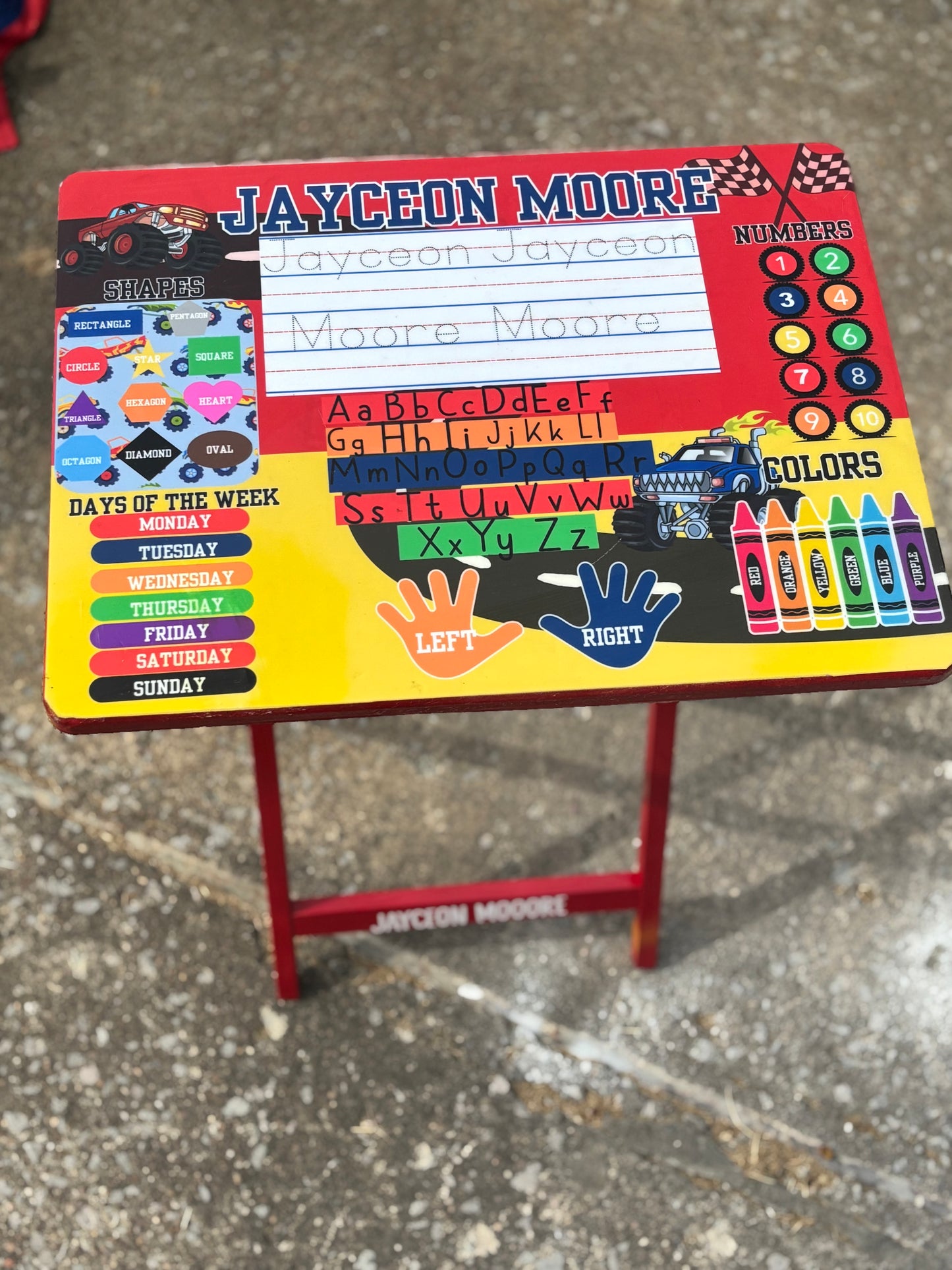 Custom Learning Table(All Characters)