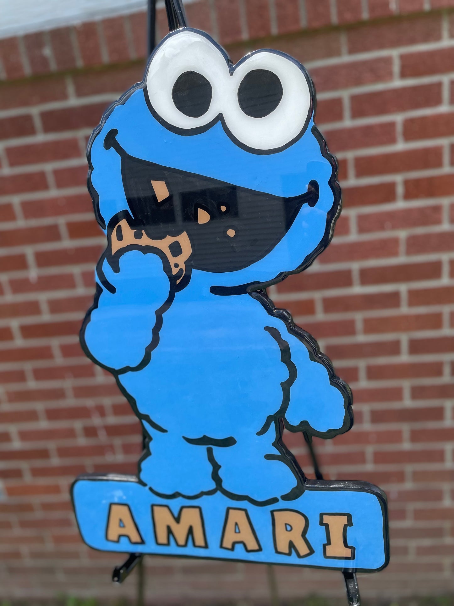 Cookie Monster Name Wall Art