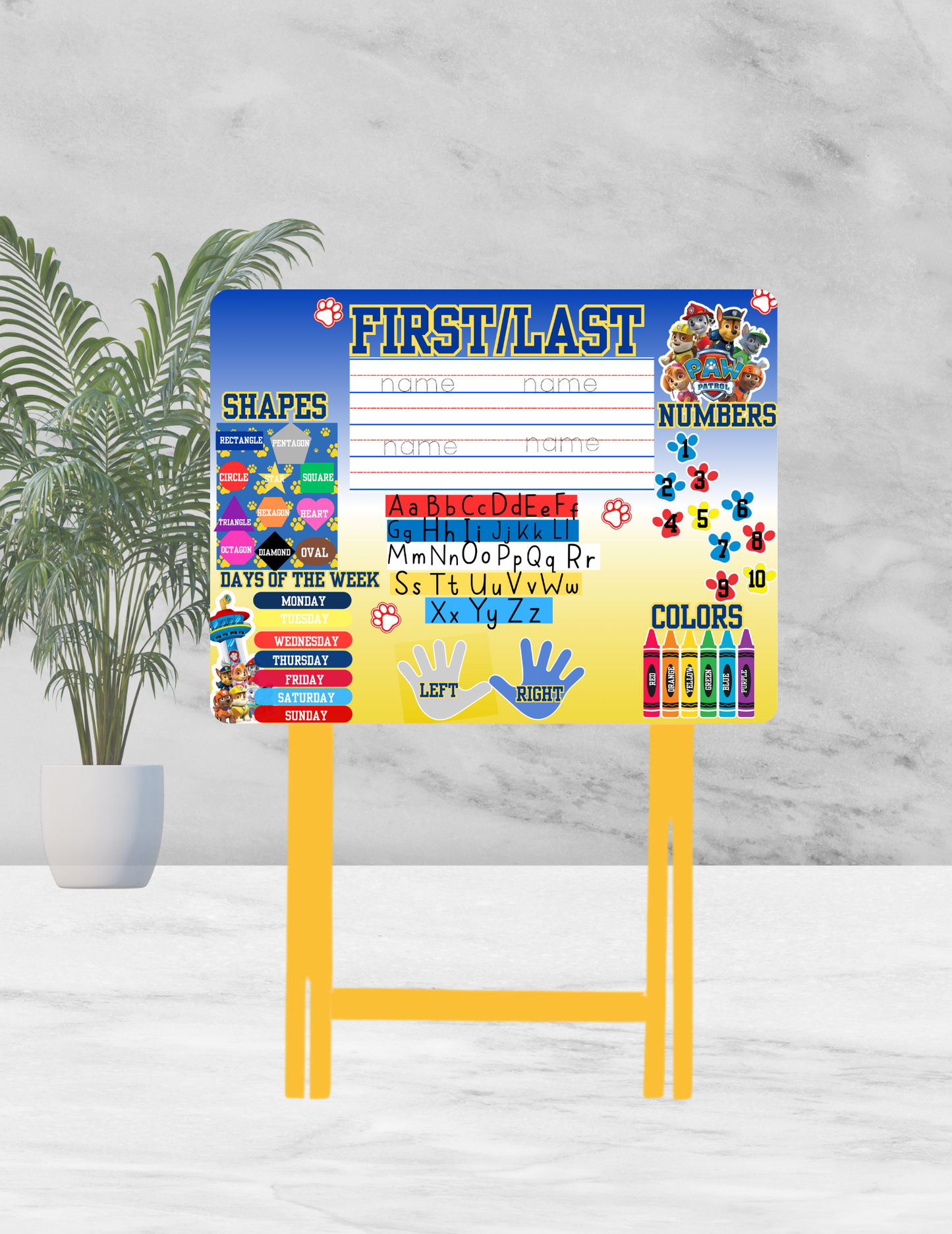 Custom Learning Table(All Characters)